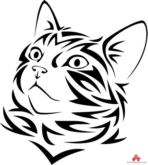 cat head outline clip art 20 free Cliparts | Download images on Clipground 2024