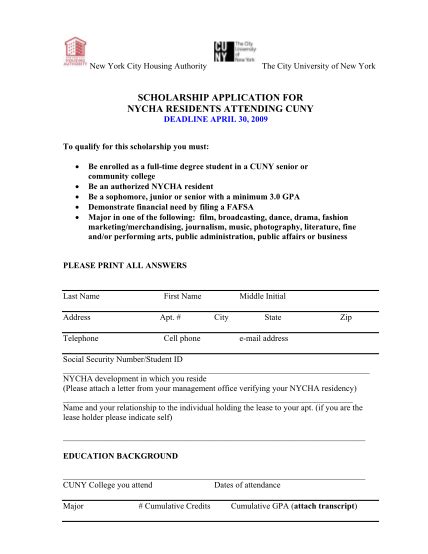 19 nycha housing application pdf - Free to Edit, Download & Print | CocoDoc