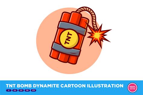 TNT Bomb Dynamite Cartoon Illustration Graphic by catalyststuff · Creative Fabrica