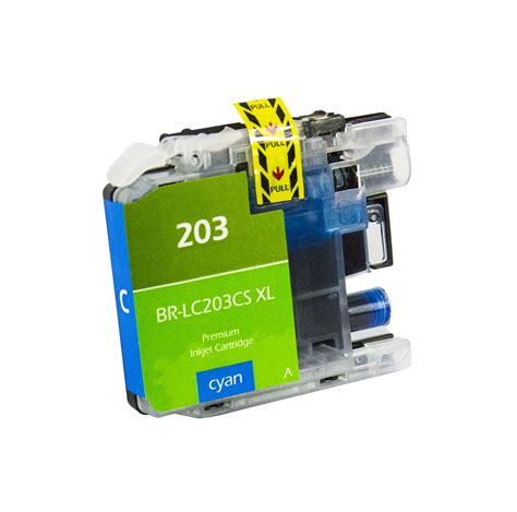 Brother LC203 High Yield Cyan Compatible Printer Ink Cartridge ...