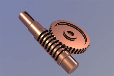 WORM GEAR - AutoCAD, CATIA, STL, STEP / IGES, SOLIDWORKS - 3D CAD model ...