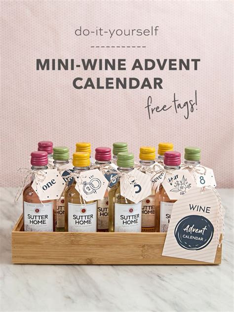 OMG, No Way! This DIY Mini-Wine Advent Calendar Is Amazing! | Wine advent calendar, Prosecco ...