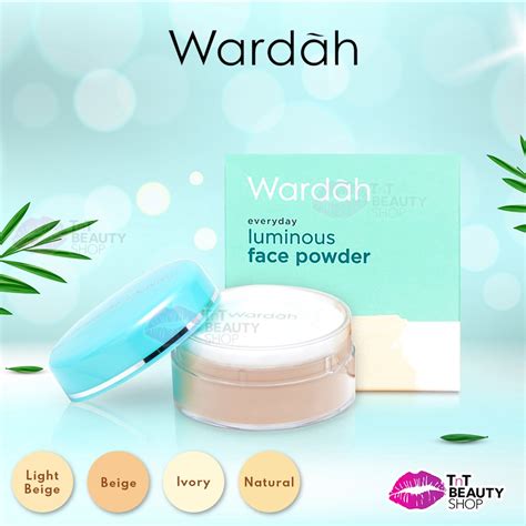 Jual Wardah Everyday Luminous Face Powder 30gr | Loose Powder | Bedak Tabur | Shopee Indonesia