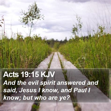 Acts 19:15 KJV Bible Verse Images