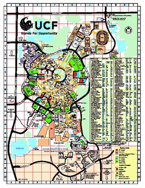 Ucf Main Campus Map | Draw A Topographic Map