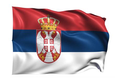 Serbia Waving flag Realistic Transparent Background 15309523 PNG