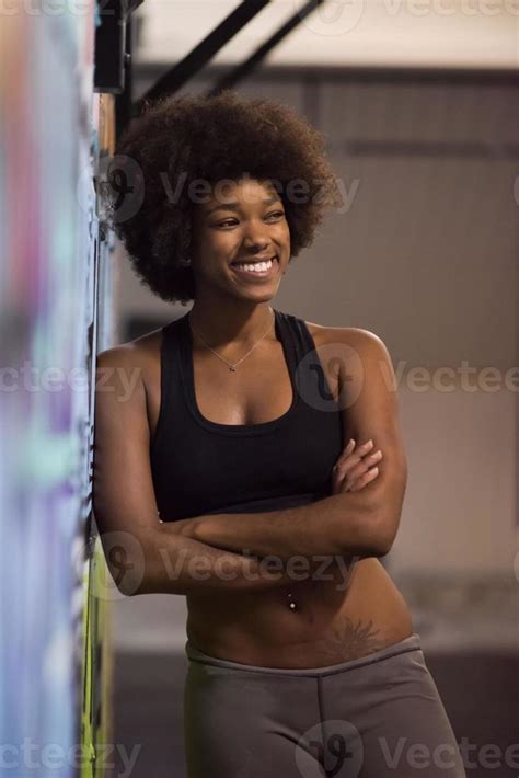 black woman after a workout at the gym 11278811 Stock Photo at Vecteezy