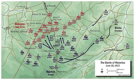خريطة معركة واترلو | المرسال