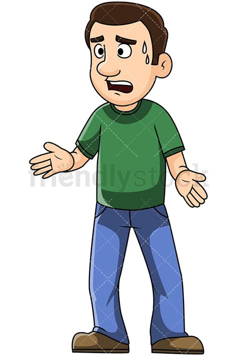 Free Clipart Nervous Person Image