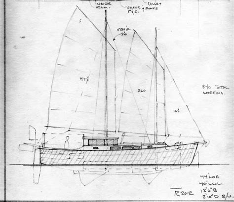 More 40 foot sailboat plans | Canoe sailing plan