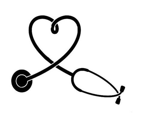 Stethoscope Silhouette at GetDrawings | Free download