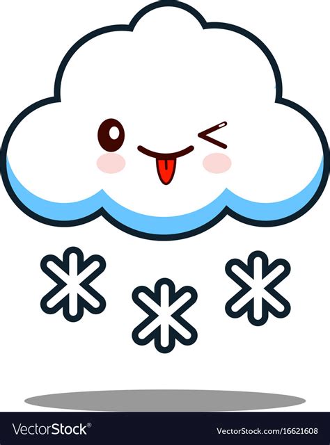 Cute Cartoon Clouds With Faces - Kagutaba