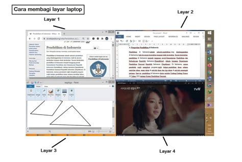 Cara Membagi Layar Laptop Menjadi 2,3 hingga 6 Dengan Aman - SelowTekno