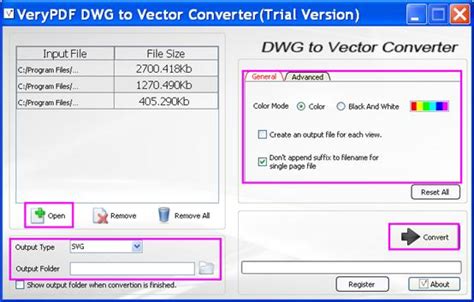 VeryPDF DXF to SVG Converter