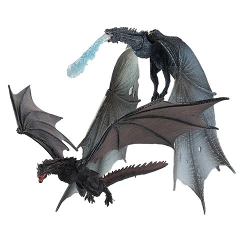 2021 14cm Action Figure Game Ice Dragon Thrones Drogon Viserion ...