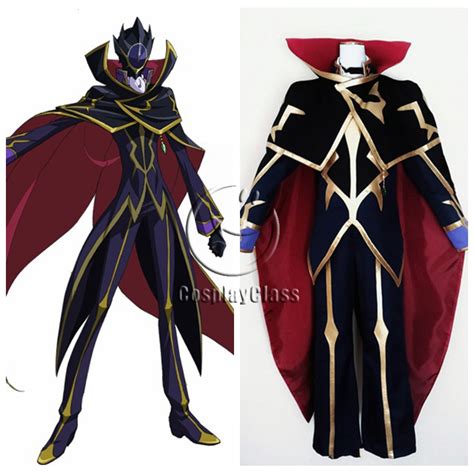 Code Geass: Lelouch of the Re;surrection Zero Cosplay Costume ...