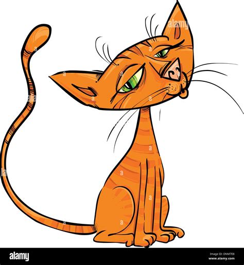 red cat cartoon illustration Stock Vector Image & Art - Alamy