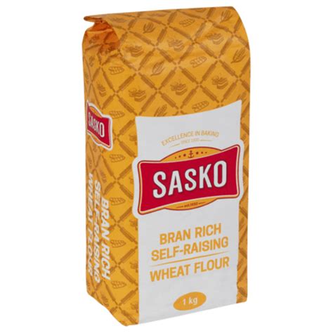 Sasko Selfraising Flour Rich Bran 1kg | Agrimark