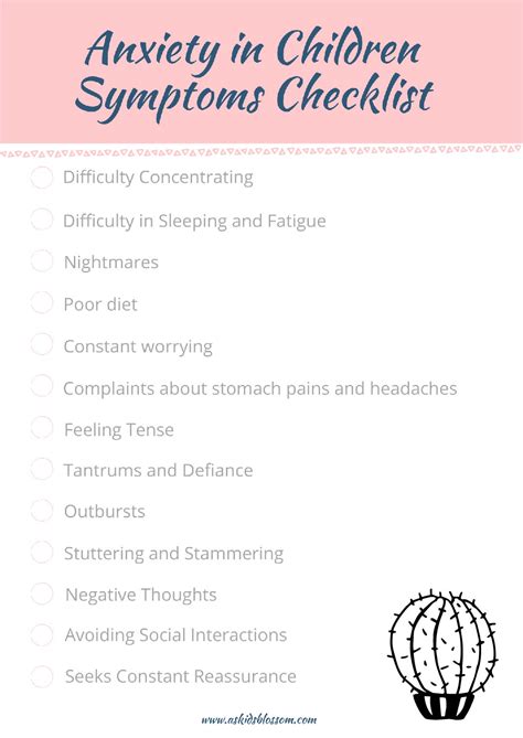 Anxiety in Children: Symptoms, Types and Care - As Kids Blossom