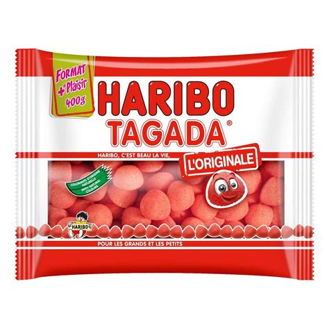 Haribo Tagada Strawberry Candy 400 gram Large Bag - Walmart.com