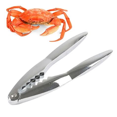 5 PC Seafood Tool Set Nut Cracker Multifunctional Seafood Tool Crab tool with 4Pcs Seafood Fork ...