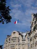 Free Stock photo of Flag of France Flying from Rooftop Flag Pole | Photoeverywhere