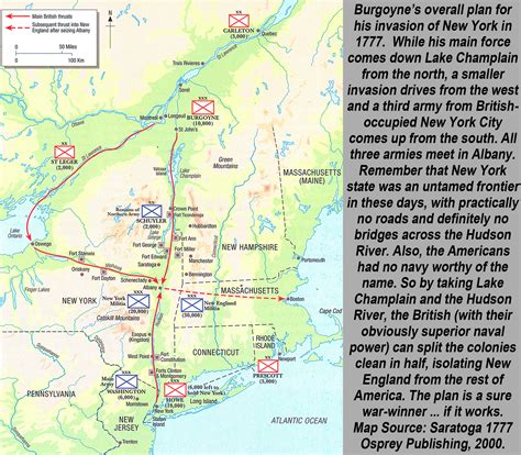 The Saratoga Campaign Of The American Revolution – Part One: Opening Battles – OnTableTop – Home ...