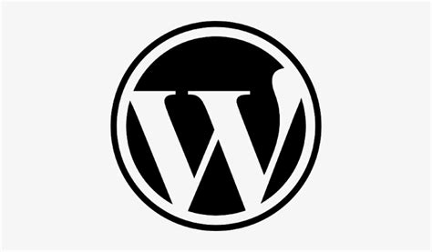 Wordpress Logo Black Png - 400x400 PNG Download - PNGkit