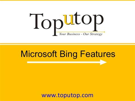 Microsoft Bing Features