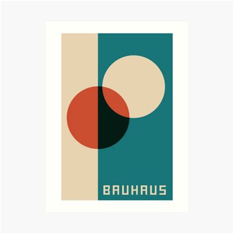 Walter gropius Bauhaus Exhibition print Bauhaus Print Weimar 1923 ...