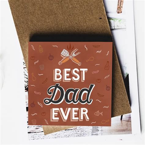 Printable Fathers Day Card From Daughter. Fathers Day Grilling, Fathers ...