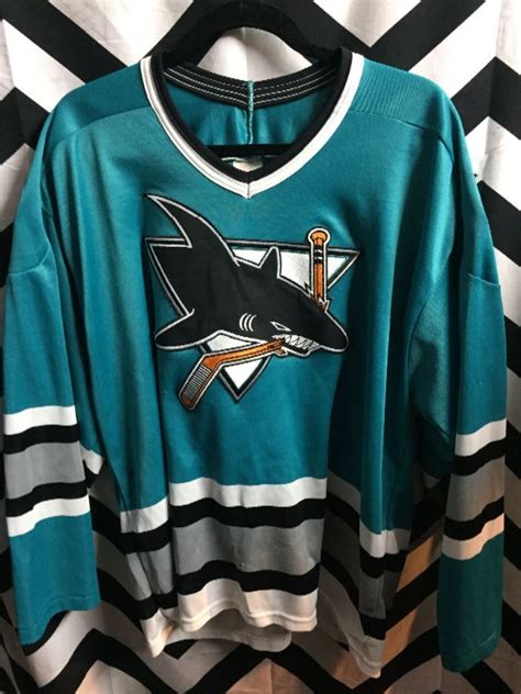 Nhl San Jose Sharks Hockey Jersey | Boardwalk Vintage