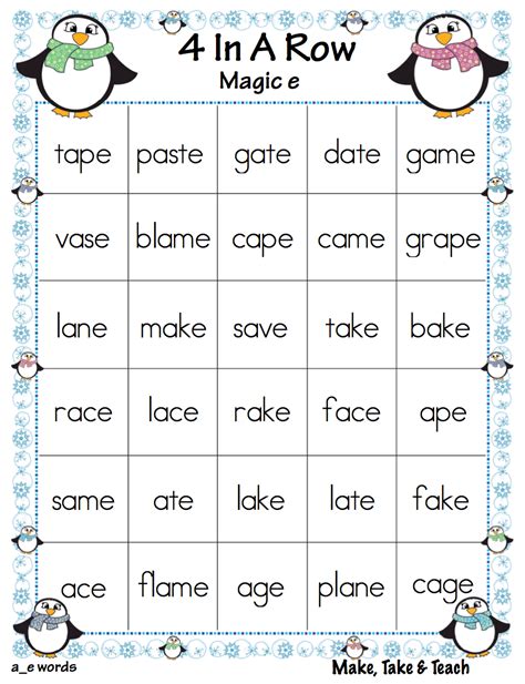 Long A With Magic E Sound Differentiated Word Search Vowel | SexiezPix ...