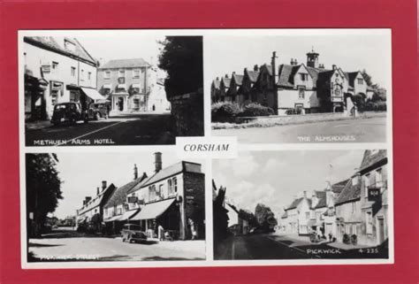 MULTI VIEW CORSHAM Pickwick Street Methuen Arms Hotel RP pc 1967 Judges AU930 $12.07 - PicClick