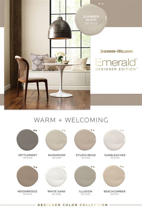 Emerald® Designer Edition™: Warm + Welcoming Palette from Sherwin-Williams | House color ...