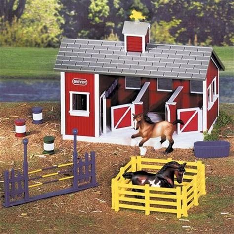 Breyer Stablemates Little Red Stable | Breyer horses for sale, Horse riding school, Toy horse