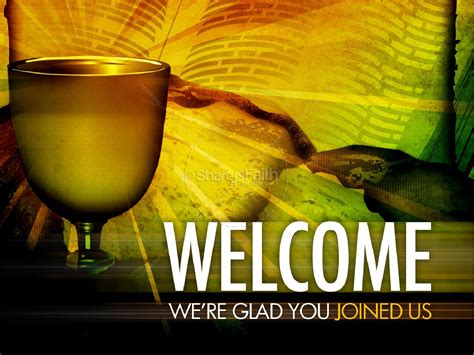 Communion Church PowerPoint Template | Clover Media