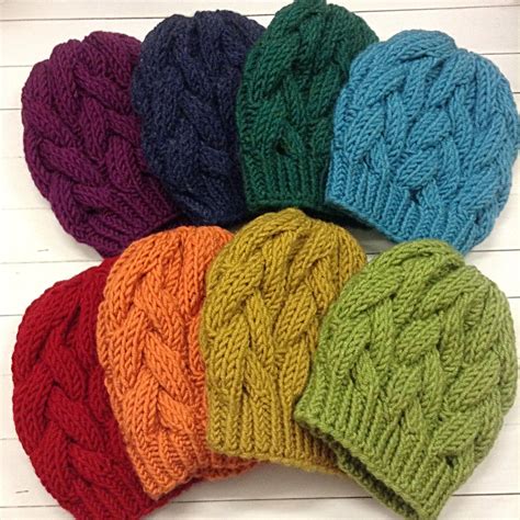 Instant Download Cable Beanie Knitting Pattern - Knit Hat Pattern ...