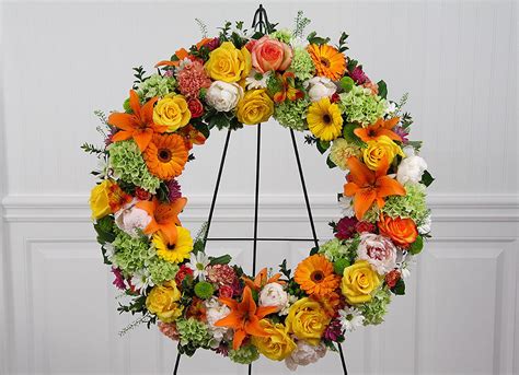 Celebration of Life | Funeral Wreath | Sunstrum's Florist