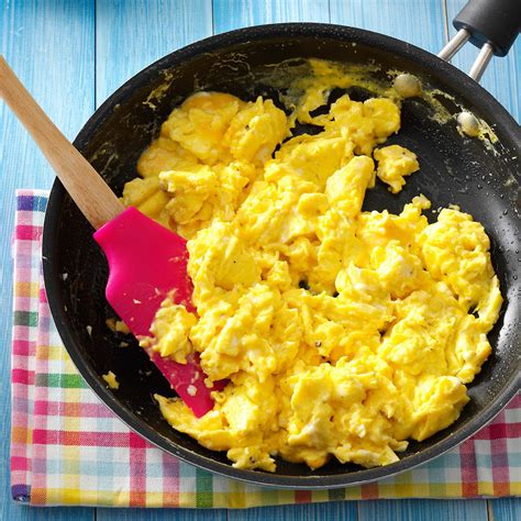 Fluffy Scrambled Eggs Recipe | Taste of Home