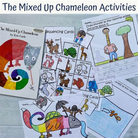 Super Fun Activities for The Mixed Up Chameleon - 4 Kinder Teachers