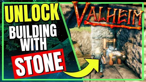 Valheim HOW to build with Stone using Stonecutter! @Vedui42 - YouTube