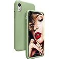 Amazon.com: JASBON Case for iPhone XR, Liquid Silicone Shockproof Gel ...