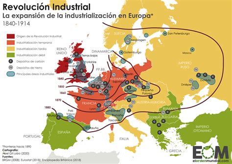 Revolucion Industrial Mapa