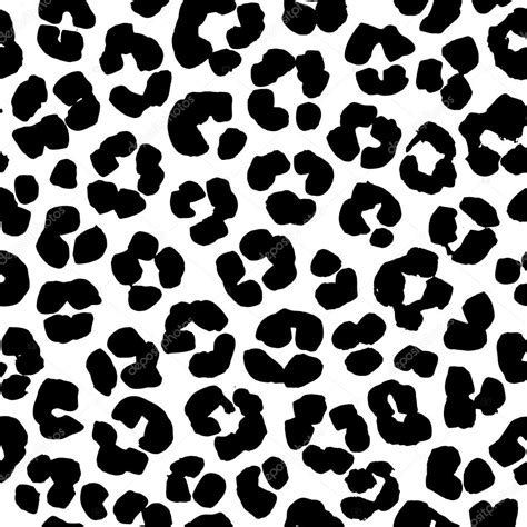 Black And White Cheetah Print Vector