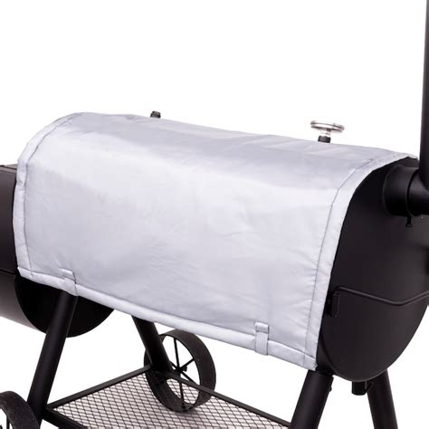 Oklahoma Joe's Highland Series 35-in W x 18.3-in H Gray Horizontal Smoker Cover in the Grill ...