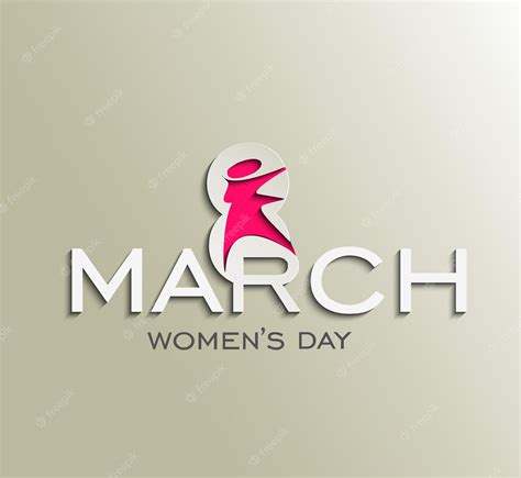 Free Vector | Womens day 8th march poster design.