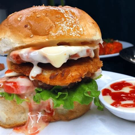 Double Deck Chicken Burger | Hunger End