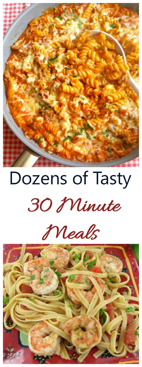 30 Minute Meals - Quick Recipes Ready in a Half Hour or Less - Recipes ...