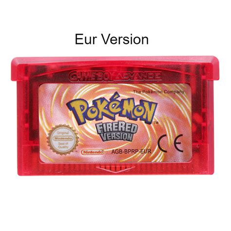 Pokémon Fire Red Gameboy Advance GBA EUR Version 32bit ( Tested & Works) - Video Game, Game ...